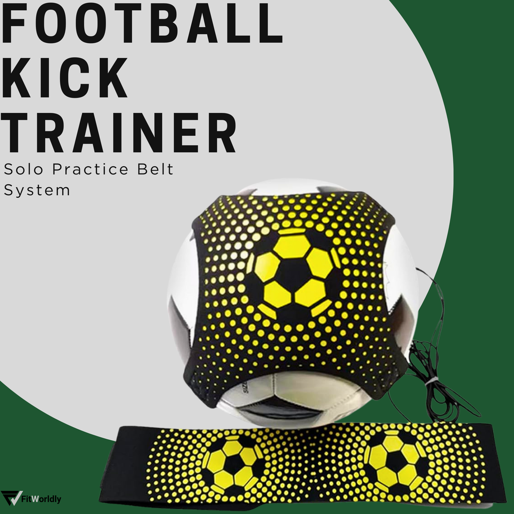 Football Kick Trainer - Solo Practice Belt with Adjustable Waist, 2 Pack