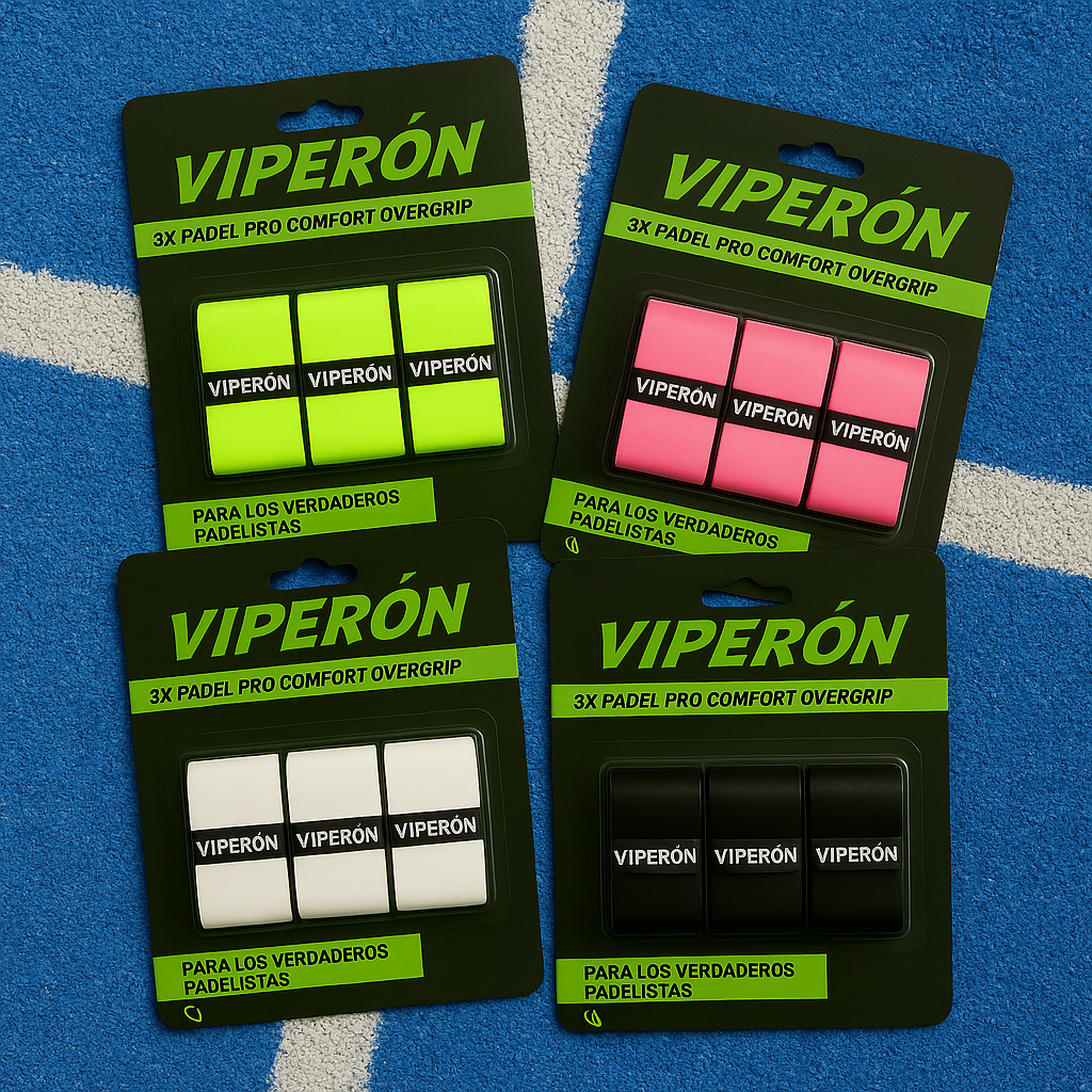 Padel Pro Comfort overgrip pack of 3 compatible with all padel rackets - FitWorldly