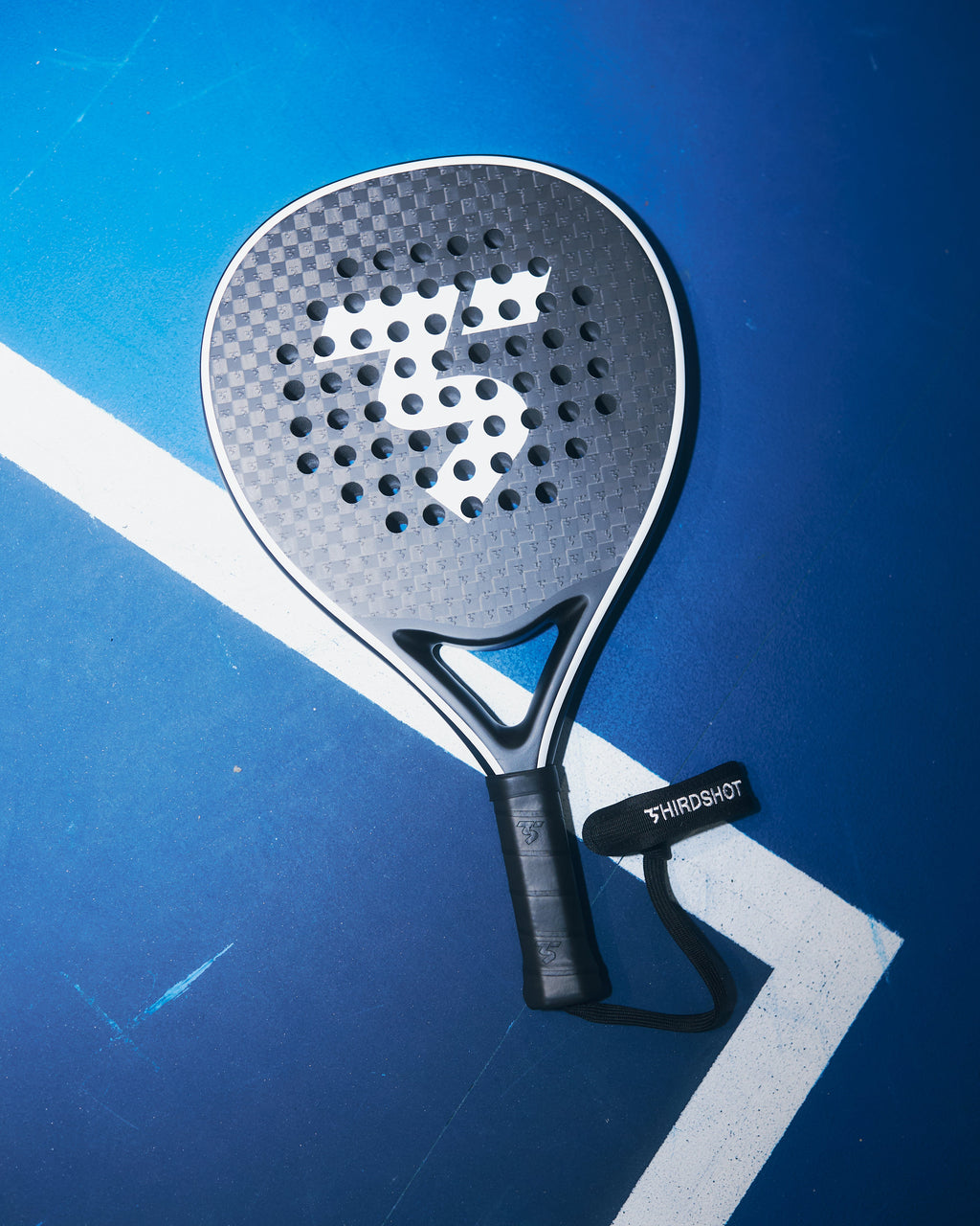 12K carbon fibre padel racket with carry bag - FitWorldly UK