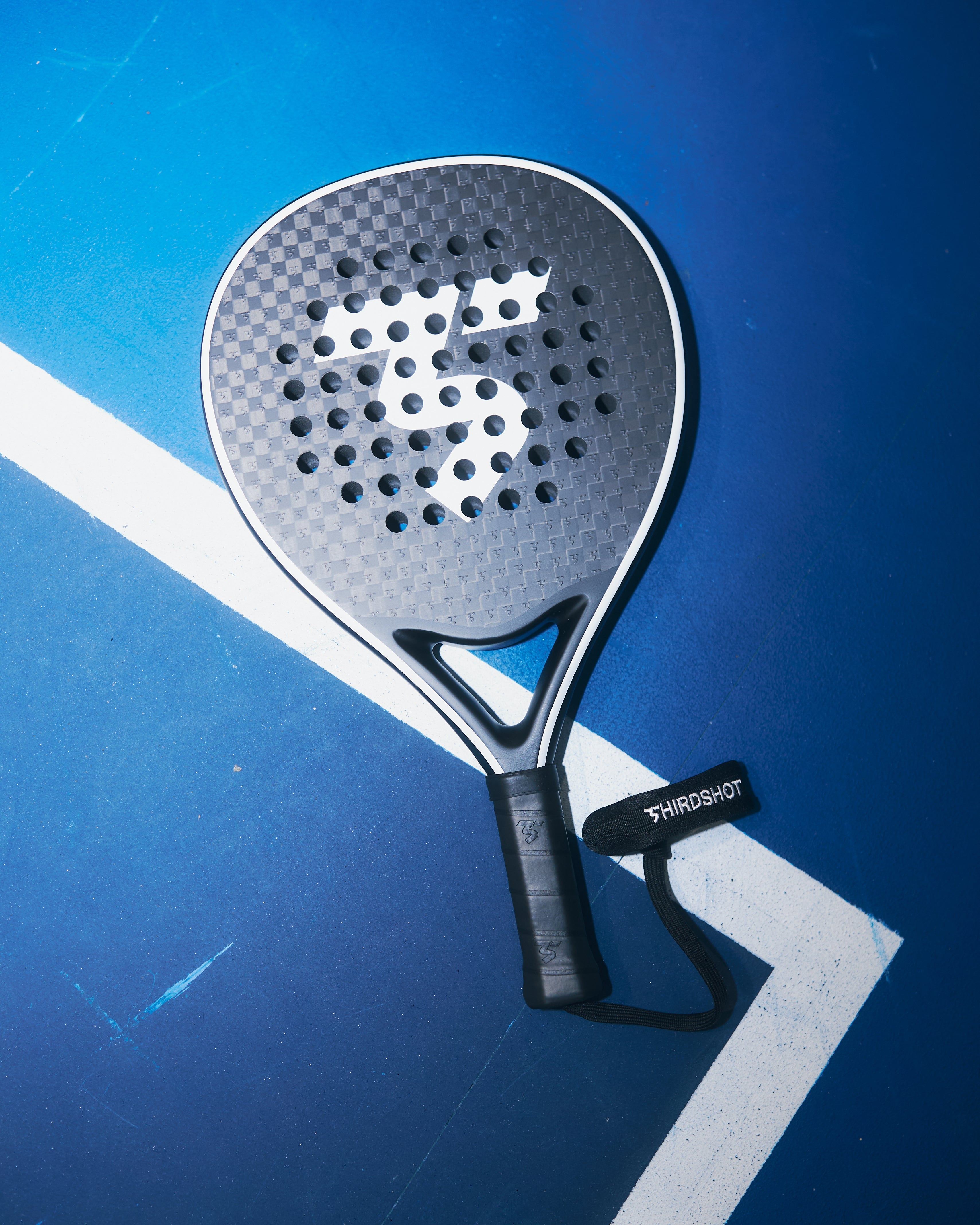12K carbon fibre padel racket with carry bag - FitWorldly UK