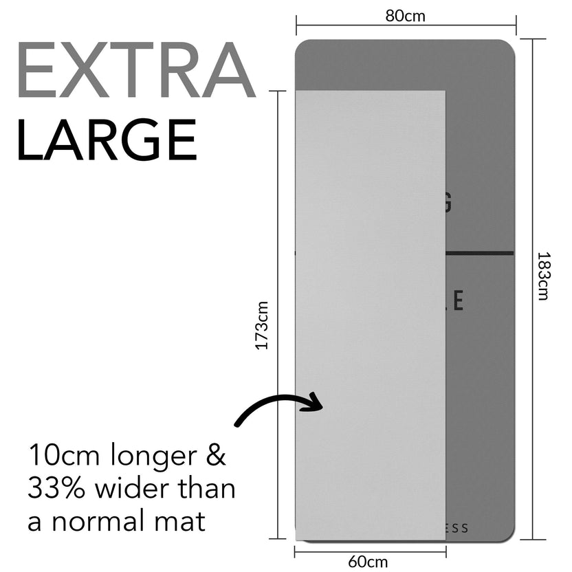Extra Wide & Thick Exercise Mat — Home Gym Essential