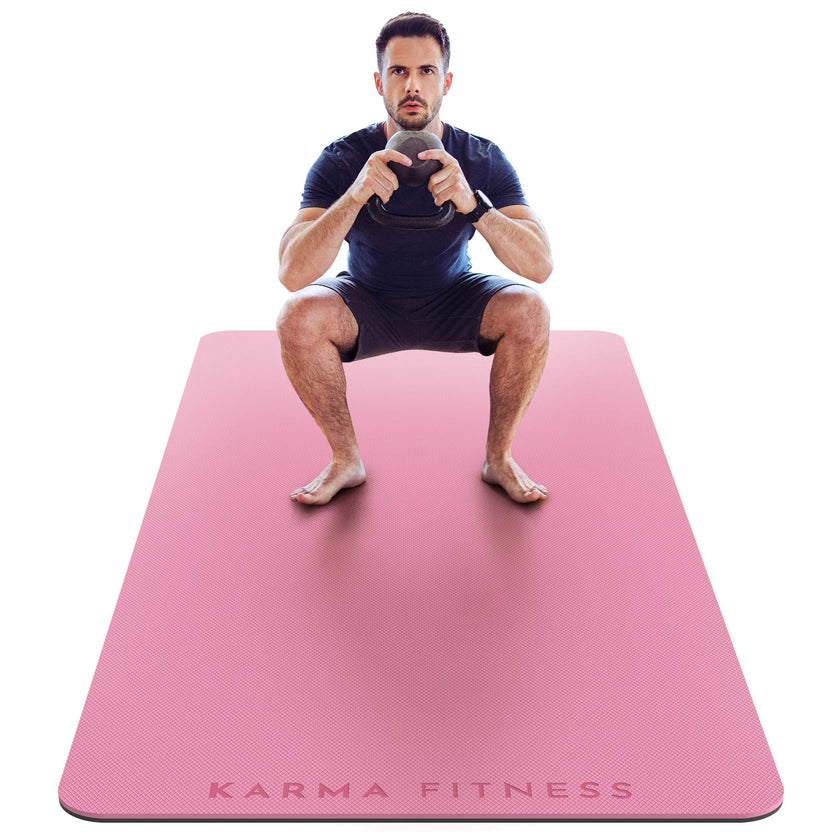 Extra Wide & Thick Exercise Mat — Home Gym Essential