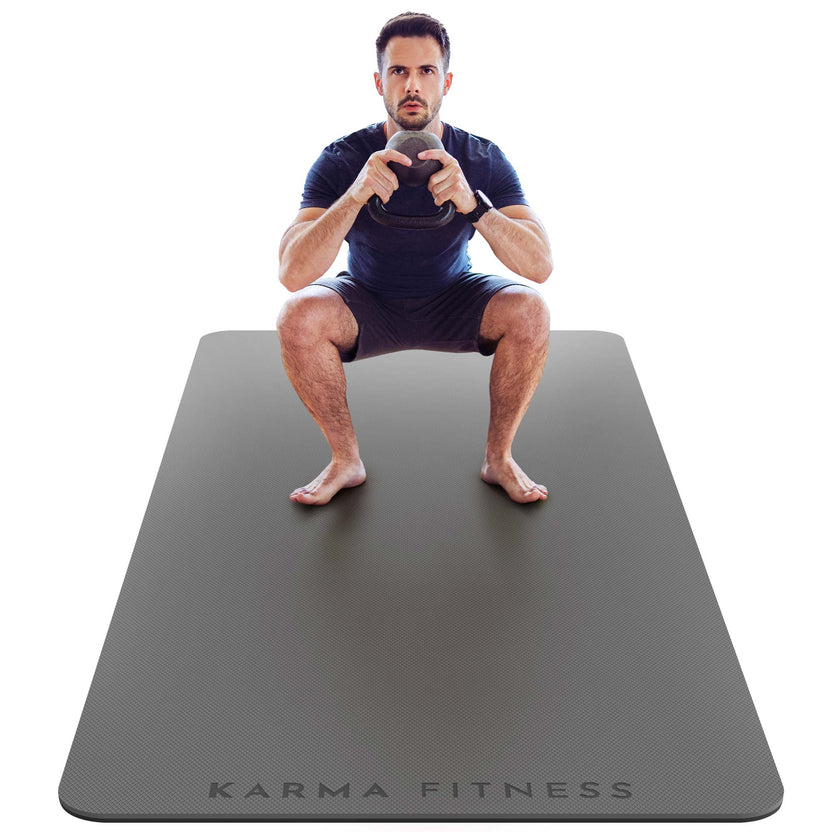 Extra Wide & Thick Exercise Mat — Home Gym Essential