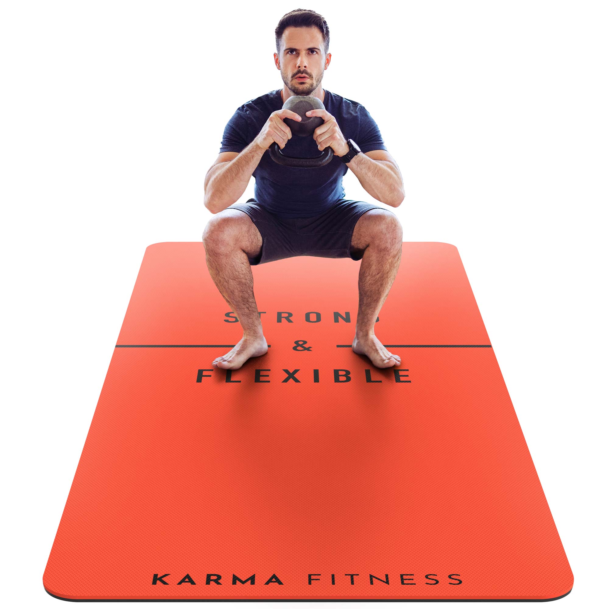Extra Wide & Thick Exercise Mat — Home Gym Essential