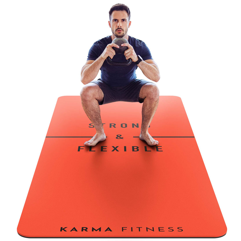 Extra Wide & Thick Exercise Mat — Home Gym Essential