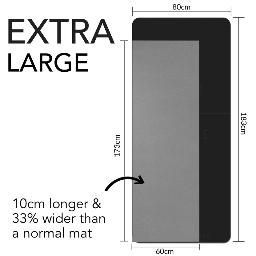 Extra Wide & Thick Exercise Mat — Home Gym Essential