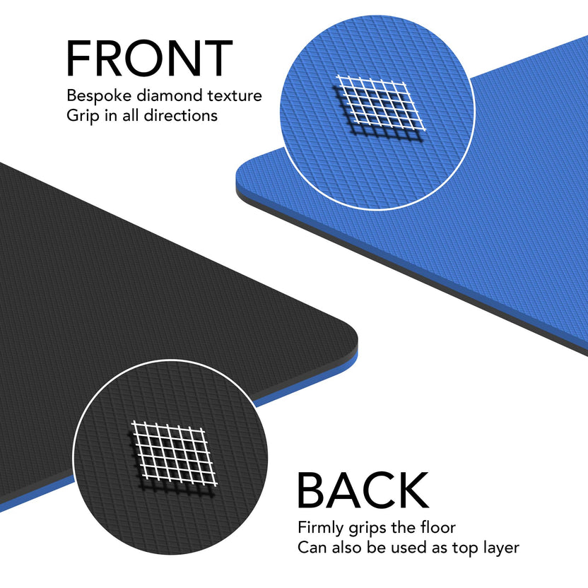 Extra Wide & Thick Exercise Mat — Home Gym Essential