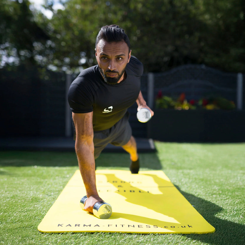 Extra Wide & Thick Exercise Mat — Home Gym Essential