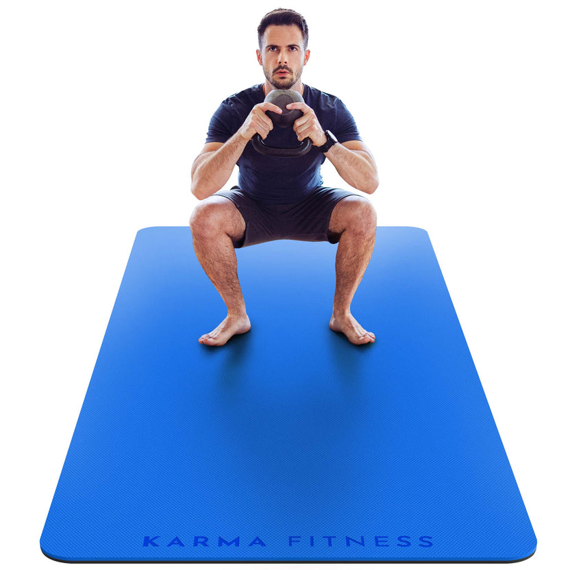 Extra Wide & Thick Exercise Mat — Home Gym Essential