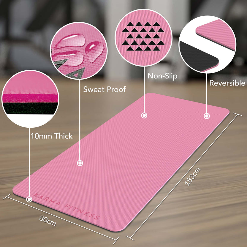 Extra Wide & Thick Exercise Mat — Home Gym Essential