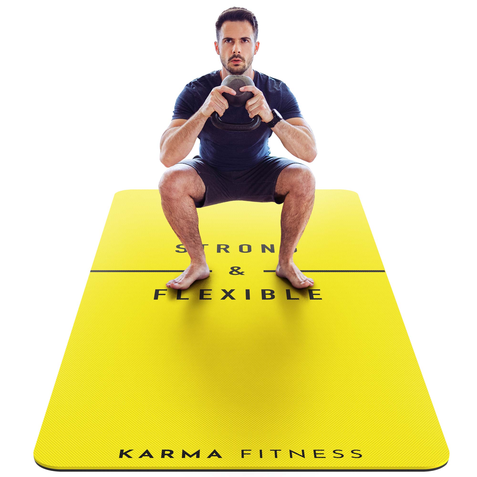 Extra Wide & Thick Exercise Mat — Home Gym Essential